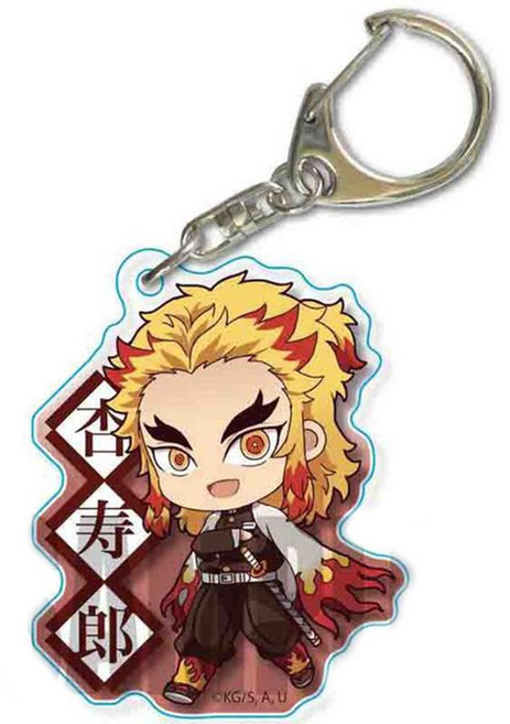 귀멸의 칼날 키링 열쇠고리 키체인 13종 SD캐릭터네임ver., 1개, G-003659. 렌고쿠 쿄쥬로