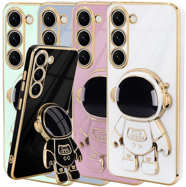 넥스트모바일 갤럭시 A15 버디3 우주인 거치대 카메라 보호 메탈 컬러 케이스