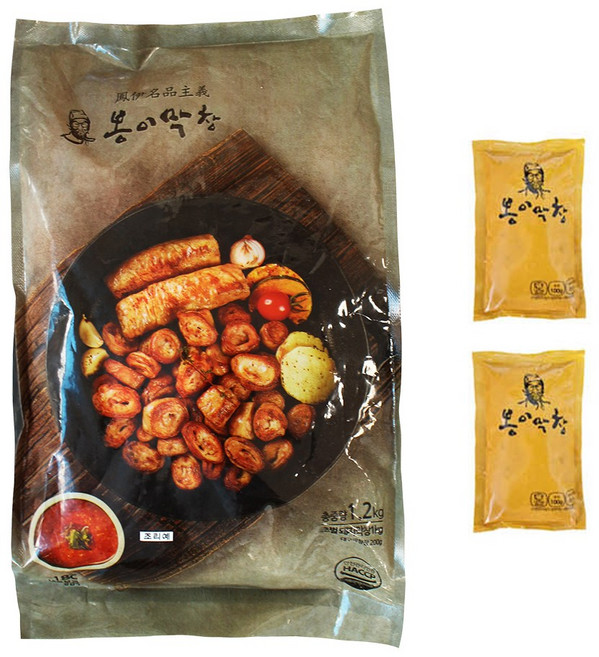 봉이 막창 초벌된 절단막창 불막창 캠핑 음식 요리 간편 소스증정, 초벌 절단막창, 1개, 1kg