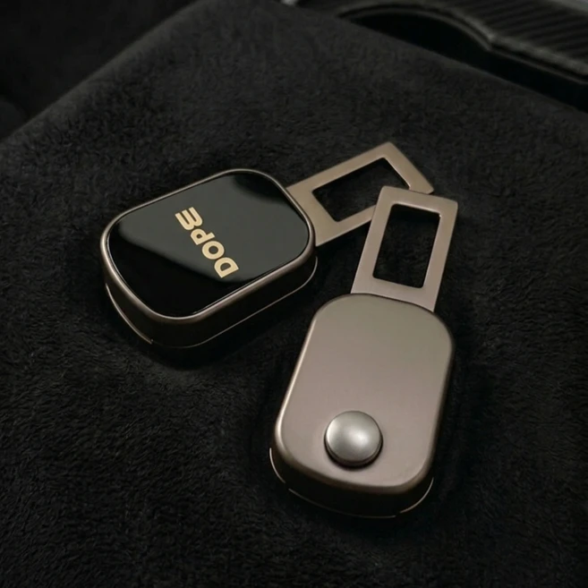 딱마자 안전벨트클립 연장 전차종호환 압박 방지, 다크 블랙, 2세트