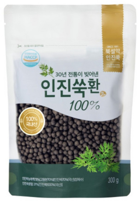 북설악 인진쑥 환, 1개, 300g