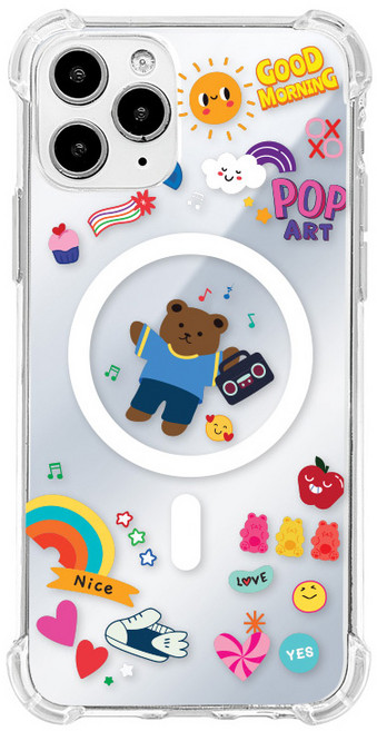 아이폰15 15프로 맥세이프 미러 디자인 케이스