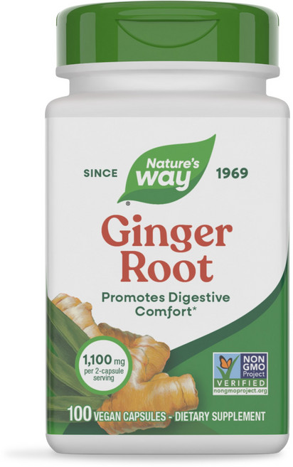 네이쳐스웨이 진저 루트 550mg 비건 캡슐, 100정, 1개
