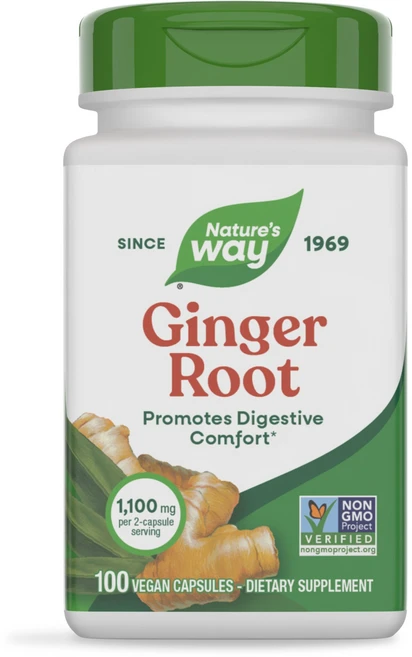 네이쳐스웨이 진저 루트 550mg 비건 캡슐, 100정, 1개 - 쿠팡