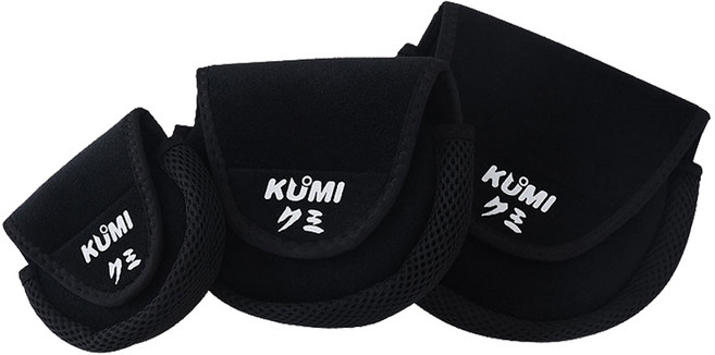 레저킹 베이트릴 스피닝릴 릴케이스 릴파우치, 2개, 블랙