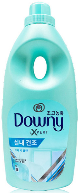 다우니 초고농축 섬유유연제 엑스퍼트 실내 건조 향 본품, 1.05L, 5개