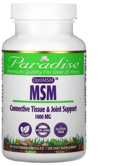 (2개) 파라다이스허브 MSM 1000mg 90캡슐, 1개, 90정 - 쿠팡