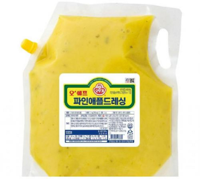 오쉐프 파인애플 드레싱 오뚜기, 2kg, 1개