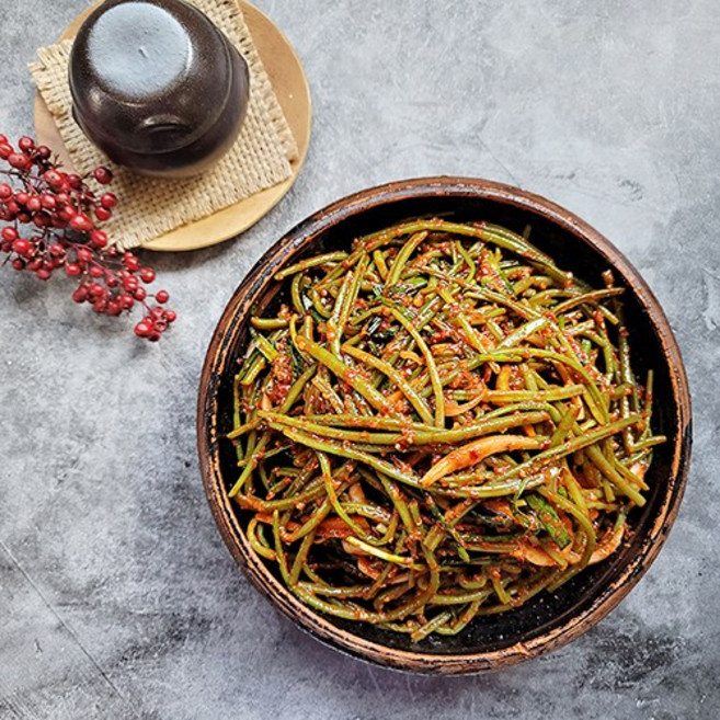 경자네 수제 전라도 국산 여름 별미 고구마순 줄기 김치, 1kg, 1개