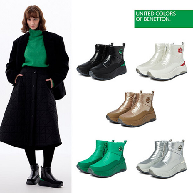 [정상가 189000원] [BENNETON] 베네통 패딩 스니커즈 부츠