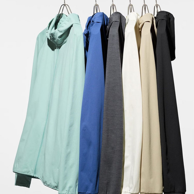 유니클로 드라이 EX UV컷 풀집업 파카 경량 바람막이 6컬러