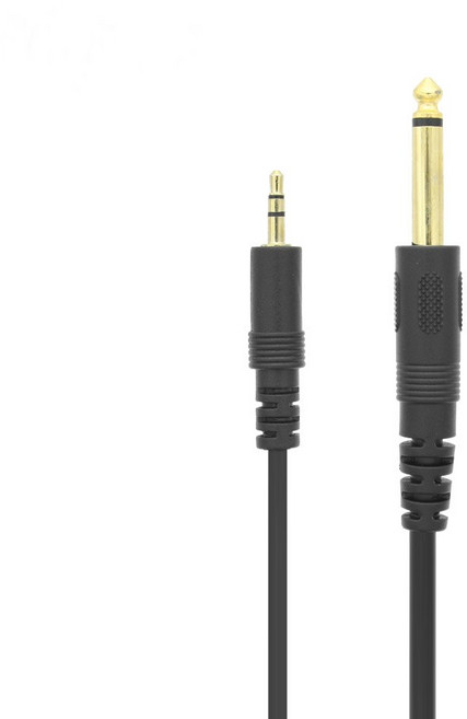 스테레오3.5AUX 모노5.5 6.3 TS스피커앰프 일렉기타드럼 스마트폰 연결 케이블, 5m