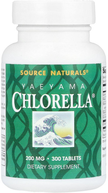 Source Naturals Yaeyama Chlorella® 300정(1정당 20mg) Naturals (소스 내추럴스), 300정, 1개