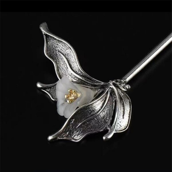 여성용 빈티지 헤어 스틱 헤어클립 고대 델 루나 호텔 한국 패션 헤어핀 피어싱 맨 IU TV 드라마 25, 1개, 08 28cm style18