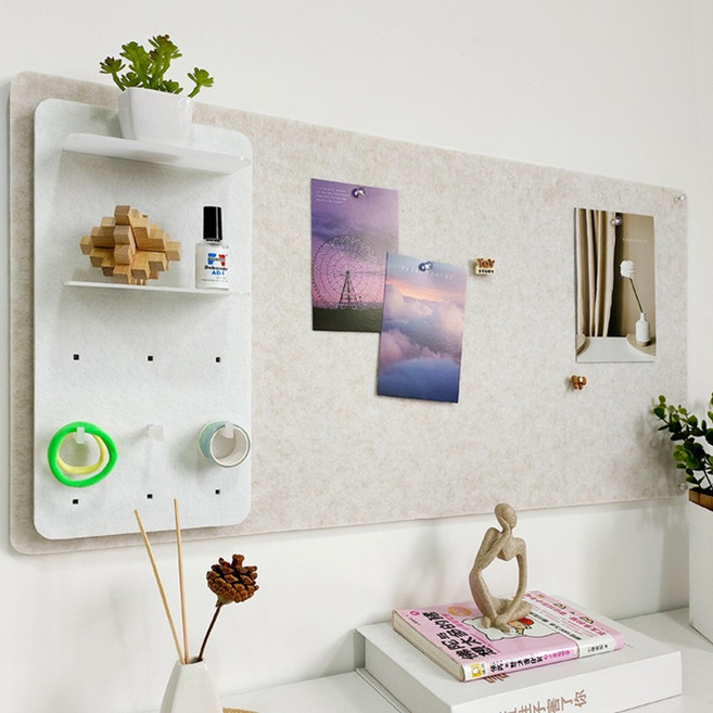 데이엘라 멀티 무타공 레이어 펠트보드 DIY 대형 메시지보드 콜크보드 게시판 알림판 학교 사무실 유치원 어린이집, 1개