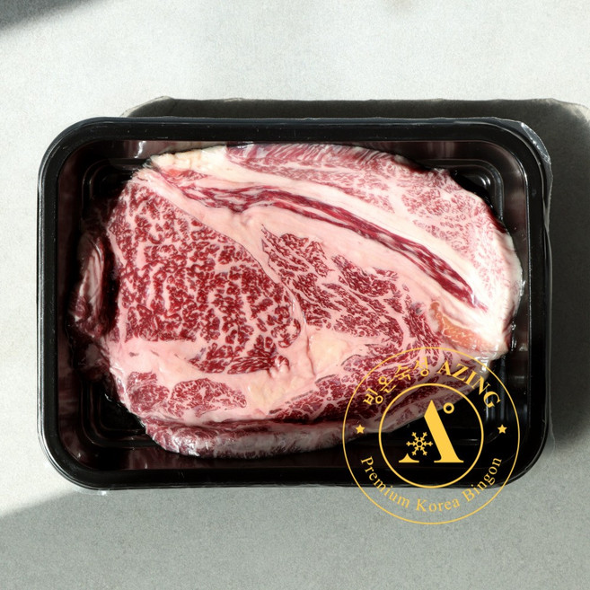 [에이징] 빙온숙성 한우 등심 1++ 구이용, 1개, 200g