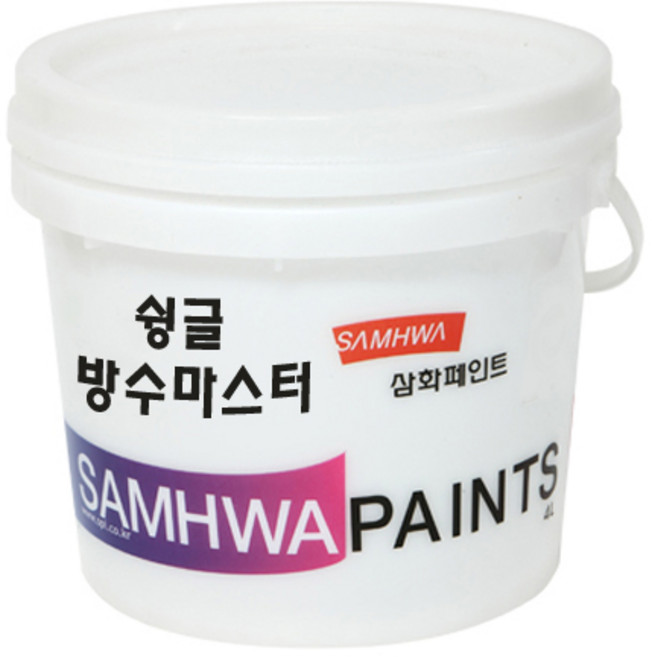 삼화페인트 아스팔트 슁글방수재 중상도 슁글방수마스터, 흑갈색, 1개, 4kg