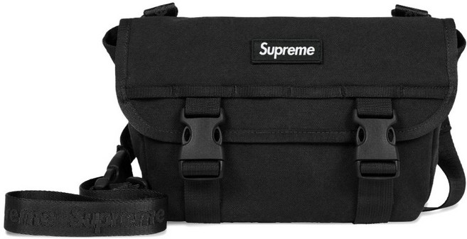 슈프림 미니 로고 패치 메신저 백