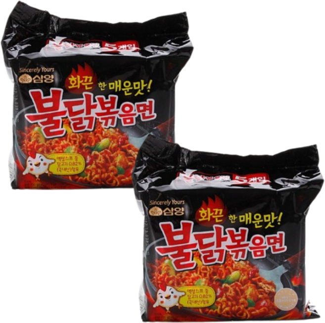 삼양 불닭볶음면 10입 (5입 x 2개) /멀티팩, 10개