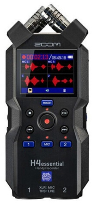H4 essential 핸디 녹음기 줌 [정품] ZOOM 레코더 32bit H4E, ZO-H4ESSENTIAL