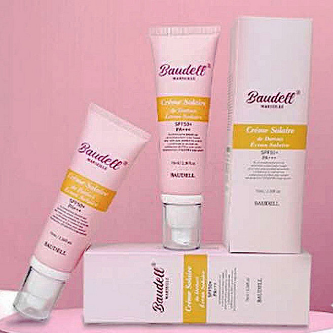 보델 마르세유 썬크림 70ml SPF50 PA+++ 끈적임없는 부드러운 선크림, 3개