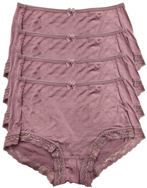 인유어스 모달 텐실 노라인 레이스 팬티 4종세트 90~105