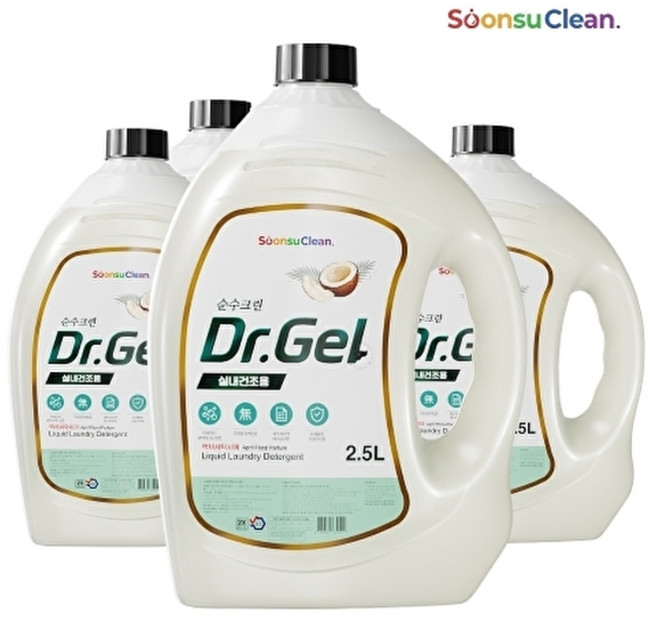 순수크린 닥터젤 액체세제2.5LX4개 실내건조용, 닥터젤 액체세제 2.5LX4개, 닥터젤 액체세제 2.5LX4개, 2.5L