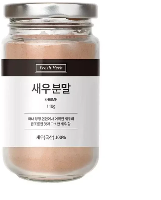 신선약초 국산 새우분말 가루 110g 천연조미료 선식