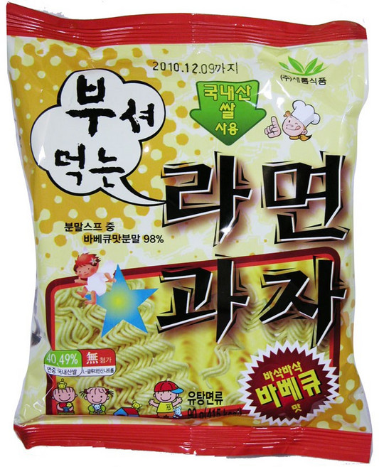 새롬식품 새롬 부셔먹는 라면과자 90g 이강산닷컴, 1개