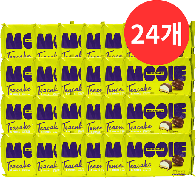 무이 초코 머쉬멜로우 티케익, 24개, 90g