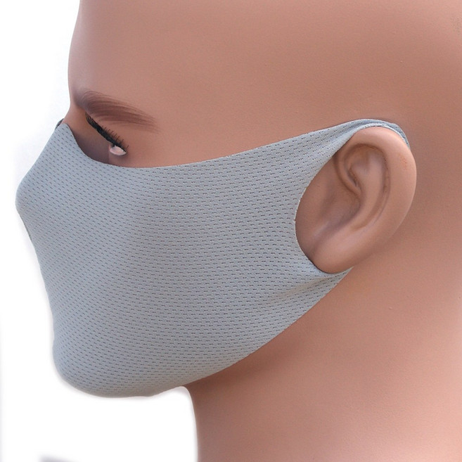 투페이스 UV자외선차단항균방취마스크 자전거골프스포츠패션검정 먼지마스크, 그레이