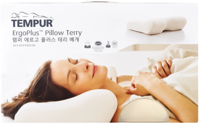 템퍼 밀레니엄 필로우 베개, 화이트, 1개