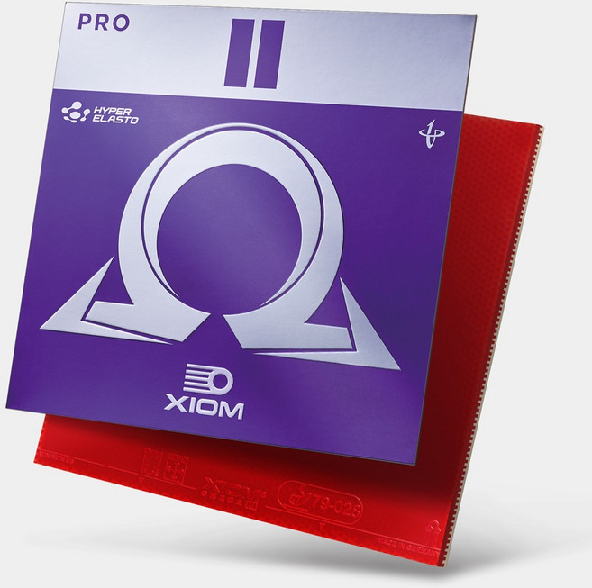 엑시옴 오메가2 프로 탁구러버, 흑색, 1개