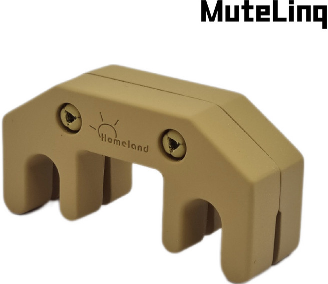 바이올린 비올라 메탈+실리콘 뮤트 약음기, 1개, 브라운