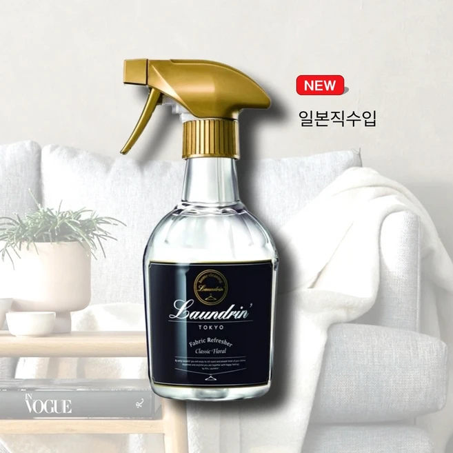 국내배송- 일본 란도린 패브릭 미스트 섬유탈취제, 1개, 370ml - 쿠팡