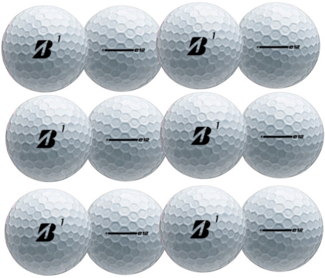 [피스골프마켓] 압도적인 재구매율! 브리지스톤 e12시리즈 3피스 S~A급 라운딩용 깨끗한 로스트볼 20개!, 20개, 화이트, 1개입