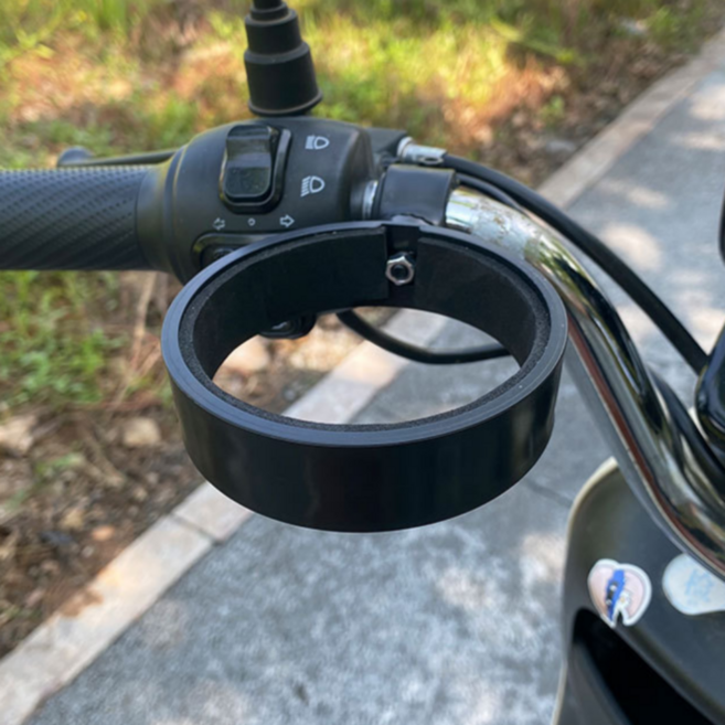 주드 자전거 오토바이 유모차 컵홀더 거치대, 블랙, 1개