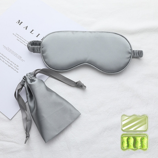 VergHatia 프리미엄 암막 수면안대 + 이어플러그 2쌍 세트