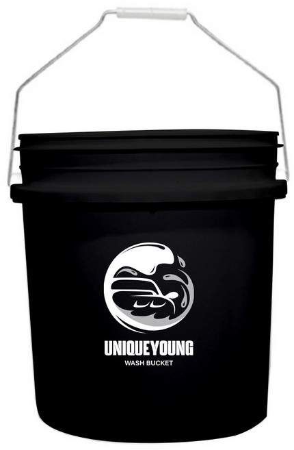 유니크영 프리미엄 세차버킷 18L, 블랙