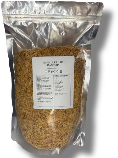 카다이프 구운 무할레빌릭 두바이쫀득쿠키 볶은 재료, 1개, 600g