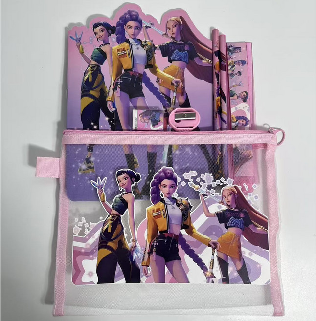 케데헌 굿즈 초등학교 입학 문구세트 학용품 선물 여자아이 생일선물, 1개, 새학기 문구