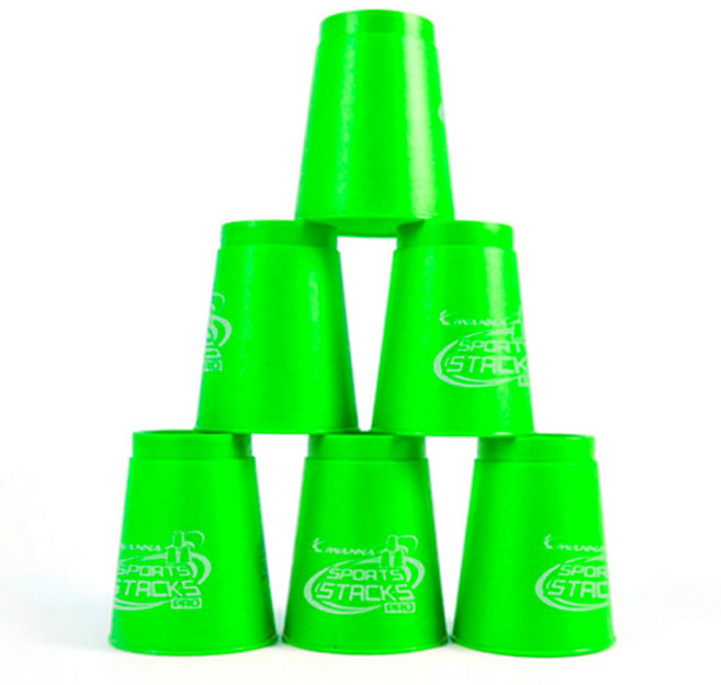 아이워너 스피드컵쌓기 스포츠스택스 프로 그린 컵쌓, 1개, 상세페이지 참조