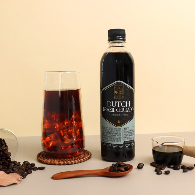 (그때커피) 콜드브루 더치커피 원액 브라질 500ml, 1개, 1개입