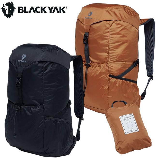 [매장발송] 블랙야크 남녀공용 패커블 백팩 27리터 등산 여행 이월상품 배낭