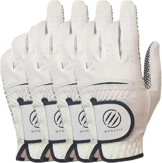 1+1 HKpick 괴물 골프장갑 논슬립 실리콘, 1세트, 남성왼손 4켤레