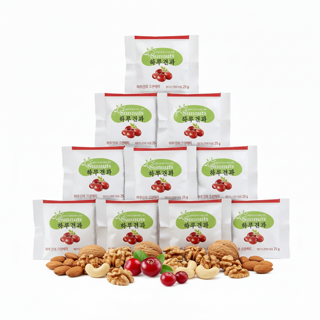 하루견과 크랜베리(25gx10개), 250g, 2개