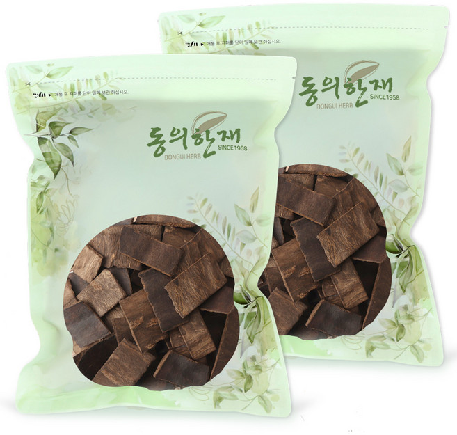 동의한재 100% 국산 볶은 거피 두충나무껍질, 300g, 2개