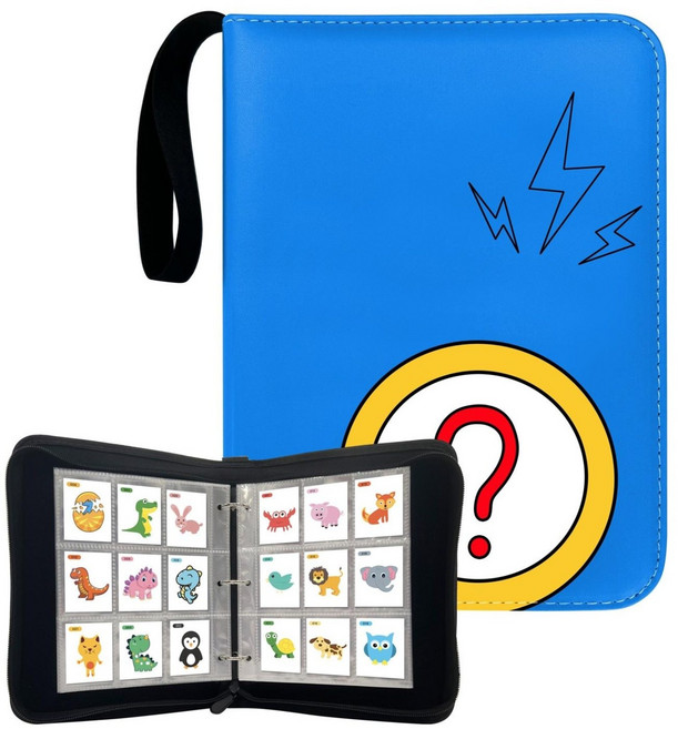 엠메이드 띠부띠부씰 전용 900장 보관 앨범, 유니크 블루