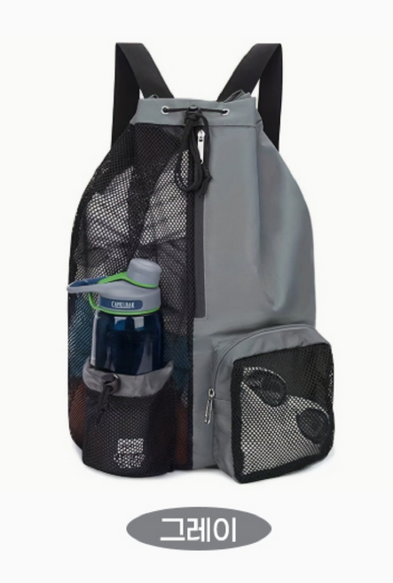 메쉬망스포츠백팩 가벼운 백팩 휴대용 메쉬백 트레일