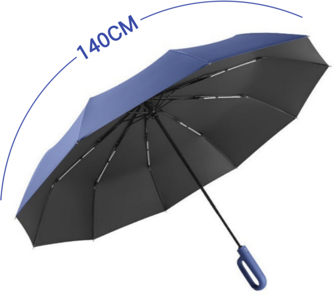 휴무드 초대형 접이식 3단 자동 골프우산